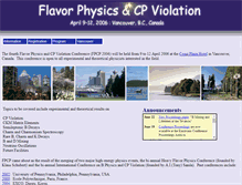 Tablet Screenshot of fpcp2006.triumf.ca