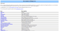Desktop Screenshot of lists.triumf.ca