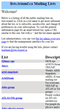 Mobile Screenshot of lists.triumf.ca